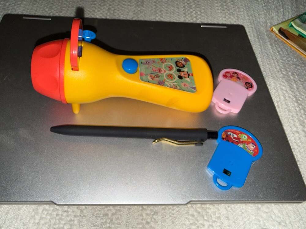 Disney 100 Years of Wonder Projector Toy w 3 Cartridges no original packaging.